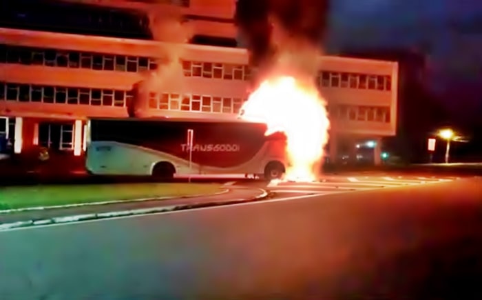 Polícia prende suspeito de incendiar ônibus durante briga em VR